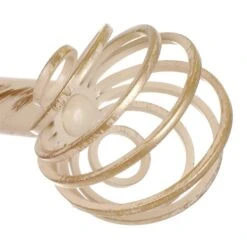 20mm Spiral Finial In Old Ivory 6 20mm Spiral Finial In Old Ivory -Curtain Hardware Shop 6058oi 2