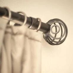 20mm Spiral Finial In Polished -Curtain Hardware Shop 6058po 4