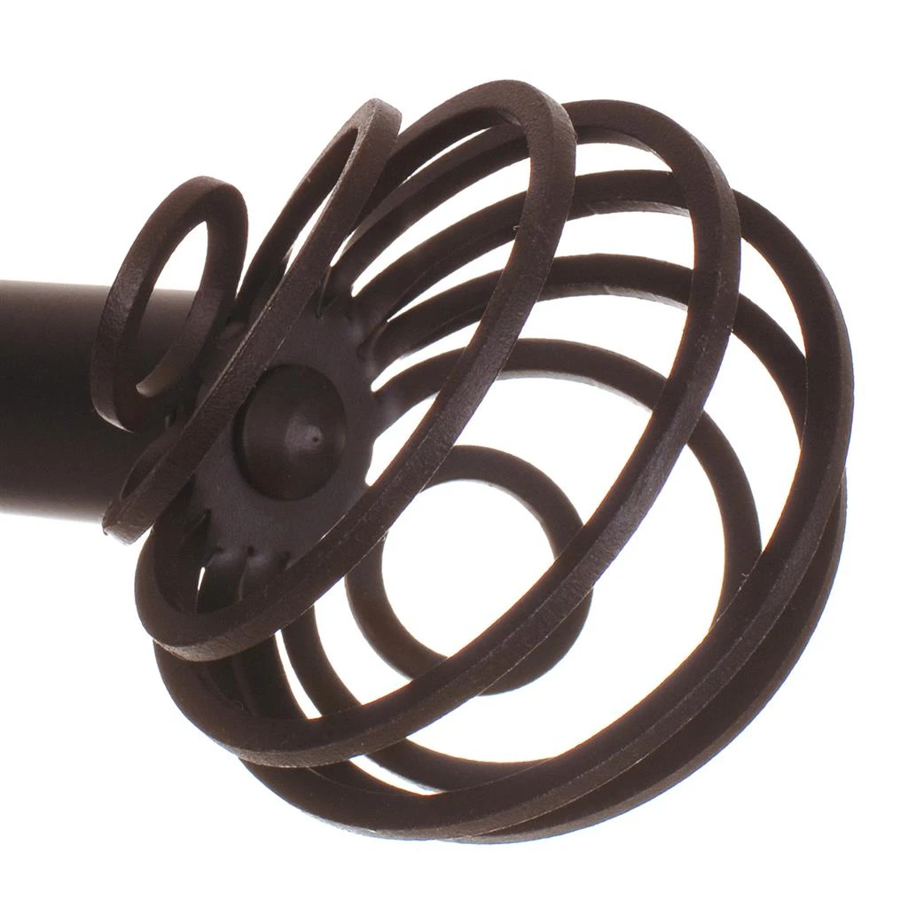25mm Spiral Finial In Matt Black 3 25mm Spiral Finial In Matt Black - Image 3