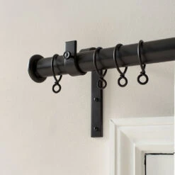 38mm Chapel Standard Bracket In Matt Black 9 38mm Chapel Standard Bracket In Matt Black -Curtain Hardware Shop 6069mb 12 1