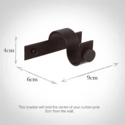 20mm Chapel Centre Bracket In Beeswax 6 20mm Chapel Centre Bracket In Beeswax -Curtain Hardware Shop 6071bw 13