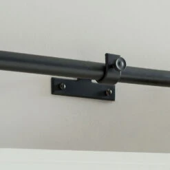 20mm Chapel Centre Bracket In Matt Black -Curtain Hardware Shop 6071mb 12 1