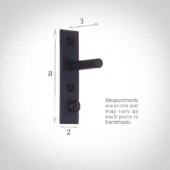 12mm Chapel Recess Bracket In Matt Black -Curtain Hardware Shop 6074mb 13