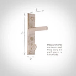 12mm Chapel Recess Bracket In Old Ivory -Curtain Hardware Shop 6074oi 13