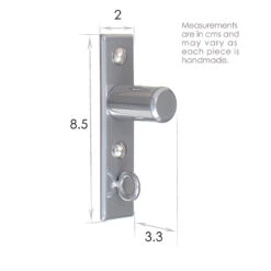 20mm Chapel Recess Bracket In Mercury -Curtain Hardware Shop 6075me 13