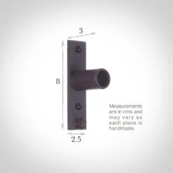 25mm Chapel Recess Bracket In Beeswax -Curtain Hardware Shop 6076bw 13