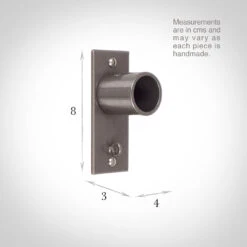 38mm Chapel Recess Bracket In Polished -Curtain Hardware Shop 6077po 13