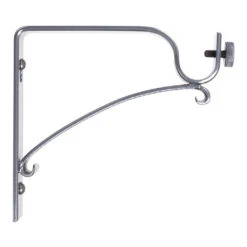 20mm Chapel Extended Bracket In Mercury -Curtain Hardware Shop 6078ME 20