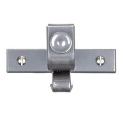 20mm Chapel Extended Centre Bracket In Mercury -Curtain Hardware Shop 6079ME 21