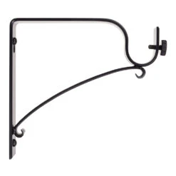 25mm Chapel Extended Standard Bracket In Matt Black -Curtain Hardware Shop 6080MB 20