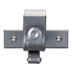 25mm Chapel Extended Centre Bracket In Mercury -Curtain Hardware Shop 6081ME 21