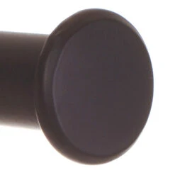 20mm Button Finial In Matt Black -Curtain Hardware Shop 620mb 20