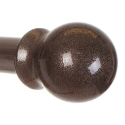 20mm Cannonball Finial In Polished 6 20mm Cannonball Finial In Polished -Curtain Hardware Shop 621po 2