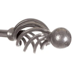 20mm Cage & Ball Finial In Polished -Curtain Hardware Shop 622po 20
