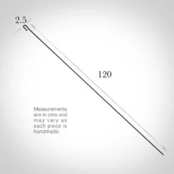 Fine Draw Rod In Matt Black -Curtain Hardware Shop 6250mb 13