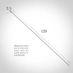 Fine Draw Rod In Polished 6 Fine Draw Rod In Polished -Curtain Hardware Shop 6250po 13