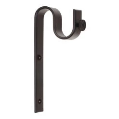 25mm Chapel Standard Bracket In Matt Black -Curtain Hardware Shop 6251mb 20