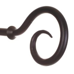 20mm Bishop's Crook Finial In Matt Black 7 20mm Bishop's Crook Finial In Matt Black -Curtain Hardware Shop 625mb 2