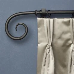 20mm Crook Finial In Beeswax -Curtain Hardware Shop 626bw 4