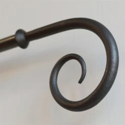 20mm Crook Finial In Beeswax -Curtain Hardware Shop 626bw 5