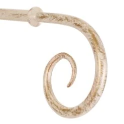 20mm Crook Finial In Old Ivory -Curtain Hardware Shop 626oi 2