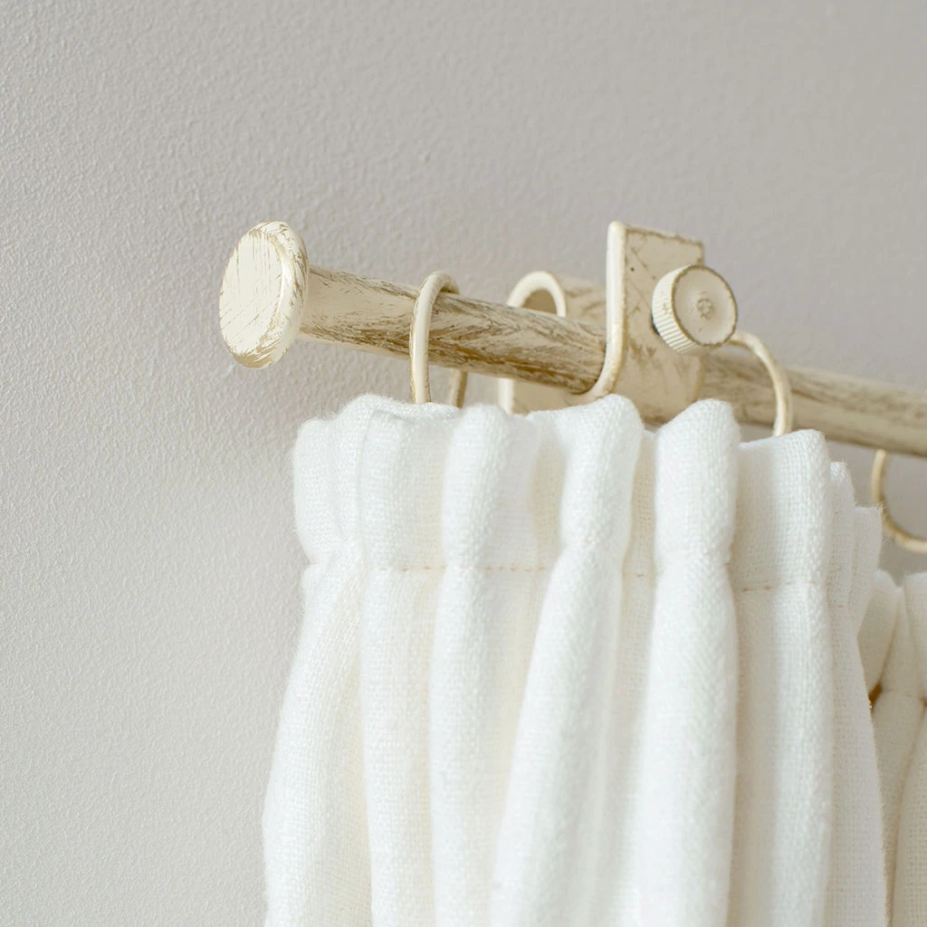 12mm Button Finial In Old Ivory 2 12mm Button Finial In Old Ivory - Image 2