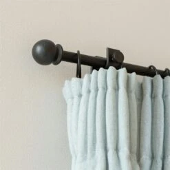 12mm Cannonball Finial In Matt Black