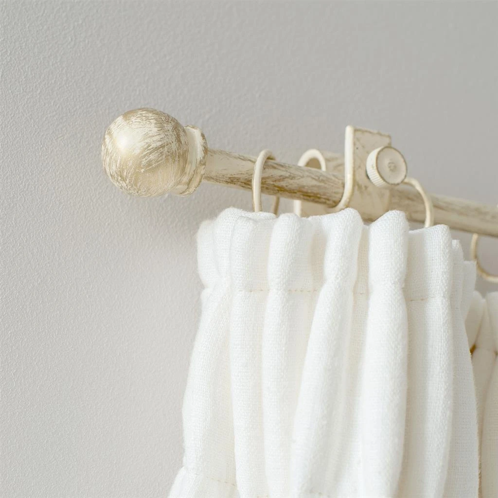 12mm Cannonball Finial In Old Ivory 2 12mm Cannonball Finial In Old Ivory - Image 2