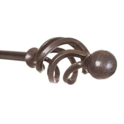 12mm Cage & Ball Finial In Polished -Curtain Hardware Shop 630po 2