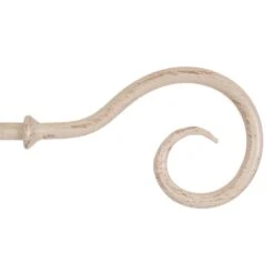 12mm Bishop's Crook Finial In Old Ivory