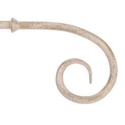 12mm Crook Finial In Old Ivory