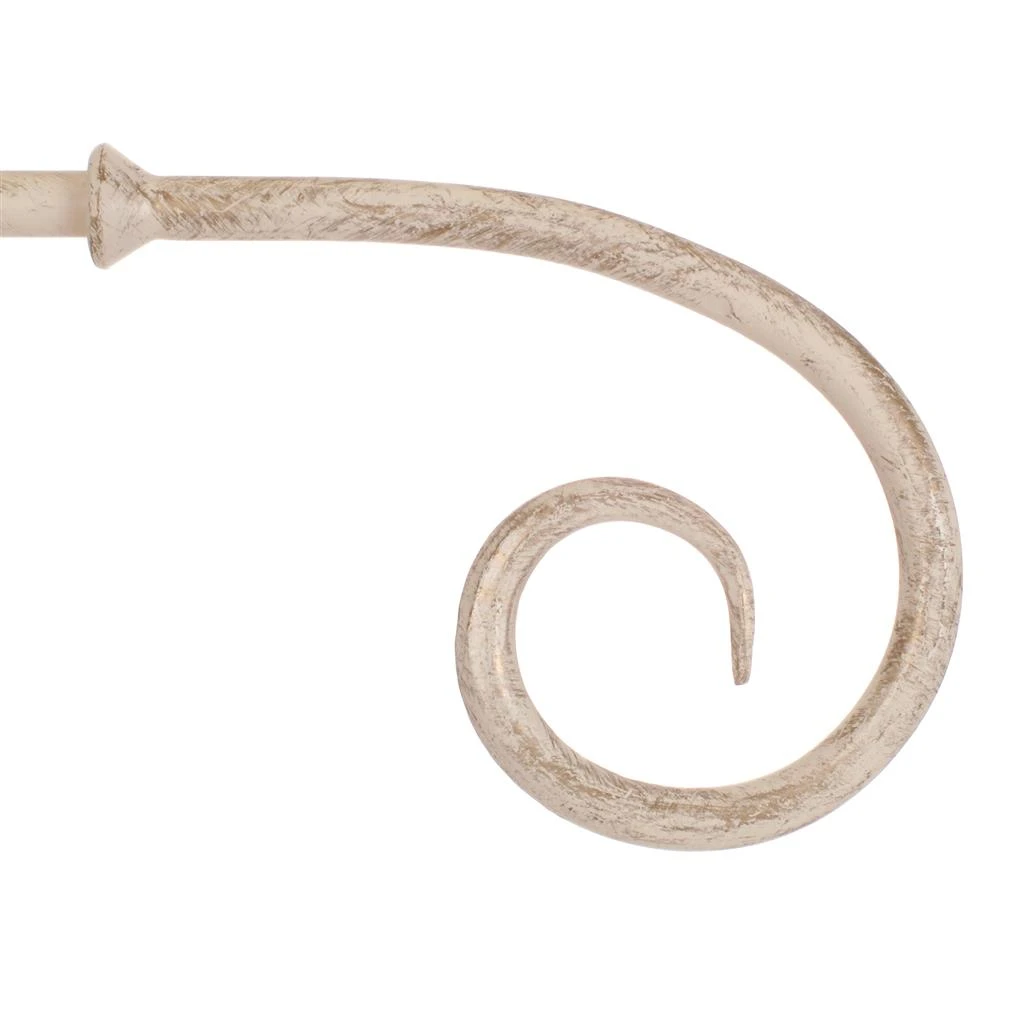 12mm Crook Finial In Old Ivory 1 12mm Crook Finial In Old Ivory