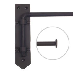 12mm Button Dormer Rod In Beeswax -Curtain Hardware Shop 636aabw 20