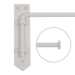 12mm Button Dormer Rod In Clay -Curtain Hardware Shop 636aacl 20