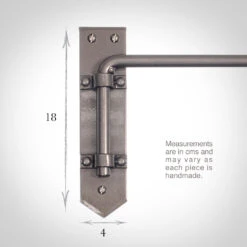 12mm Button Dormer Rod In Polished -Curtain Hardware Shop 636aapo 13