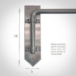 16mm Button Dormer Rod In Mercury -Curtain Hardware Shop 636ame 13