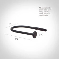 Small Button Holdback In Beeswax -Curtain Hardware Shop 637aabw 13