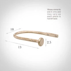 Small Button Holdback In Old Ivory -Curtain Hardware Shop 637aaoi 13