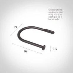 Large Button Holdback In Beeswax 5 Large Button Holdback In Beeswax -Curtain Hardware Shop 637abw 13