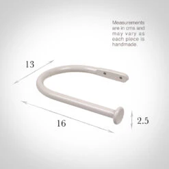 Large Button Holdback In Clay 5 Large Button Holdback In Clay -Curtain Hardware Shop 637acl 13