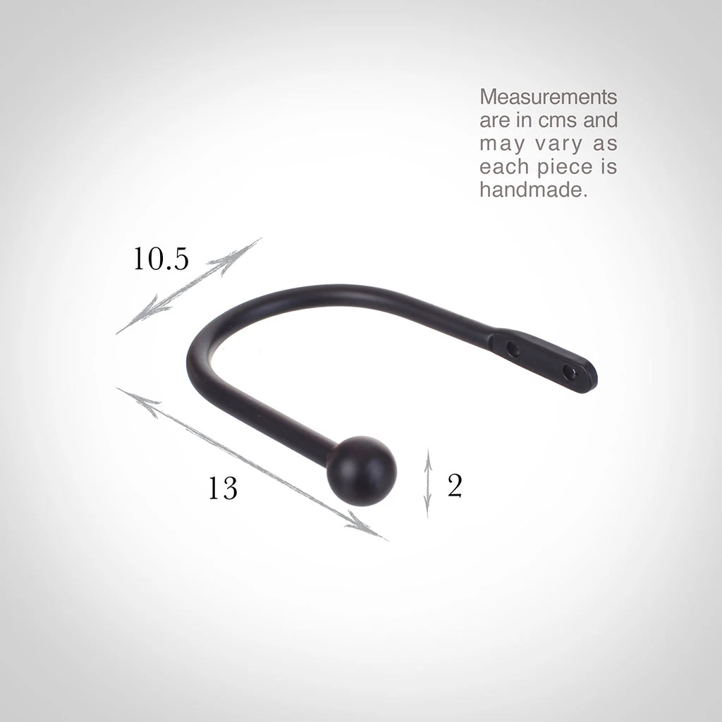 Small Cannonball Holdback In Matt Black 3 Small Cannonball Holdback In Matt Black - Image 3