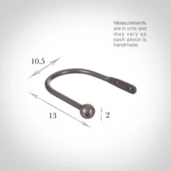 Small Cannonball Holdback In Polished -Curtain Hardware Shop 637bbpo 13