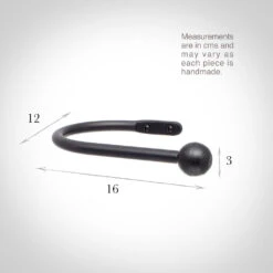 Large Cannonball Holdback In Beeswax 6 Large Cannonball Holdback In Beeswax -Curtain Hardware Shop 637bbw 13