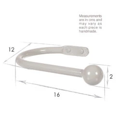 Large Cannonball Holdback In Clay -Curtain Hardware Shop 637bcl 13