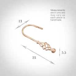 Large Cage & Ball Holdback In Old Ivory -Curtain Hardware Shop 637coi 13