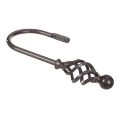 Large Cage & Ball Holdback In Polished