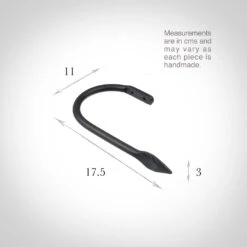 Large Spear Holdback In Beeswax -Curtain Hardware Shop 637dbw 13