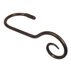 Large Bishop's Crook Holdback (Right Side) In Polished