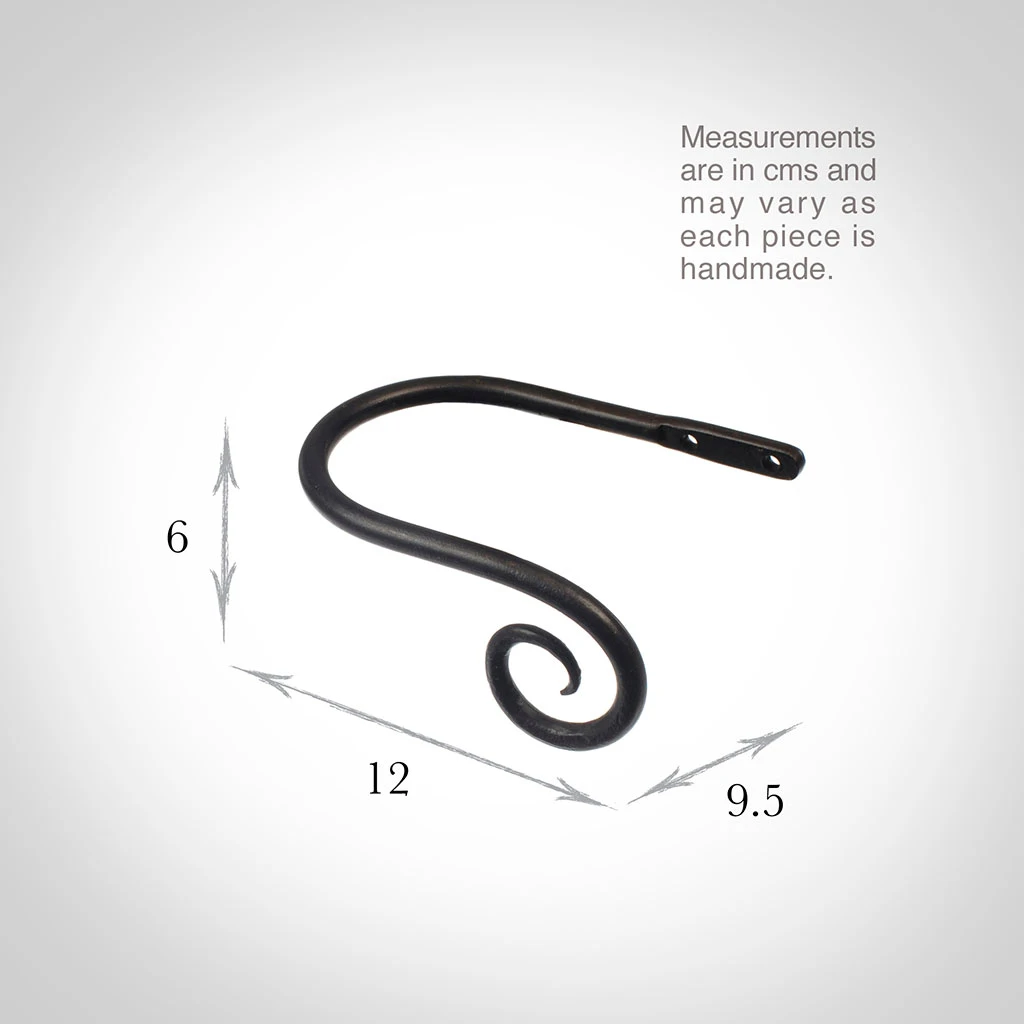 Small Crook Holdback (Right Side) In Beeswax 3 Small Crook Holdback (Right Side) In Beeswax - Image 3