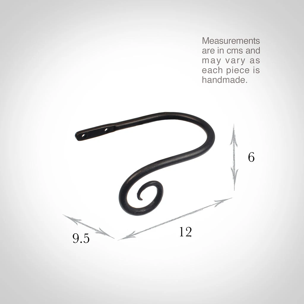 Small Crook Holdback (Left Side) In Beeswax 3 Small Crook Holdback (Left Side) In Beeswax - Image 3